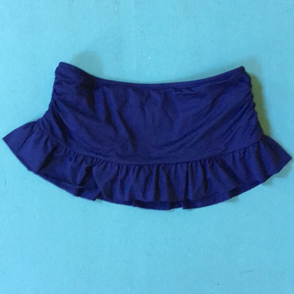 liz claiborne floral swim skirt